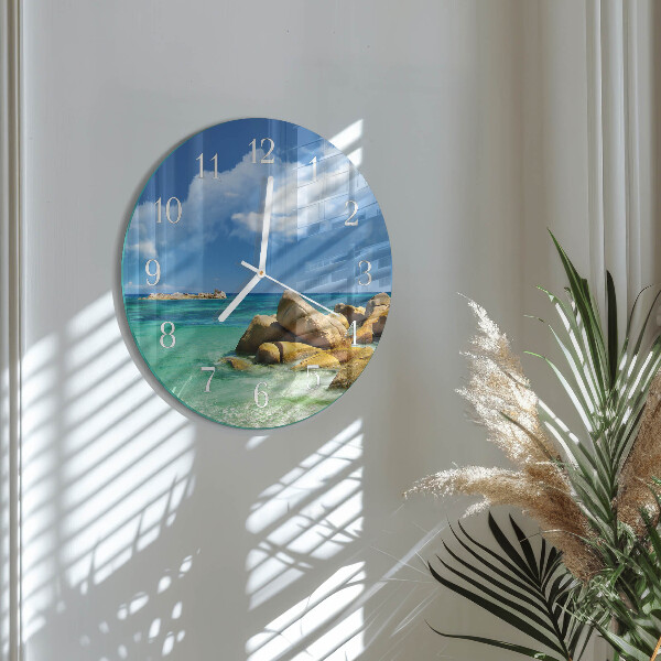 Horloge ronde Mer