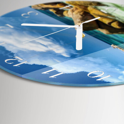 Horloge ronde Mer
