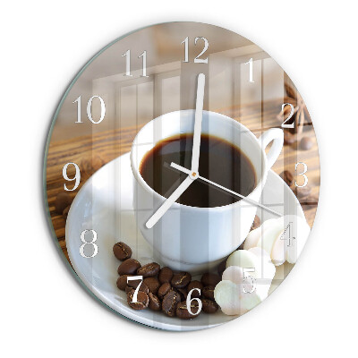 Horloge ronde Café