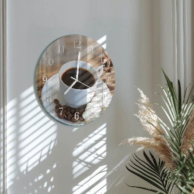 Horloge ronde Café