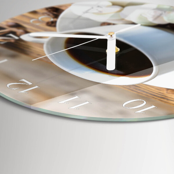 Horloge ronde Café