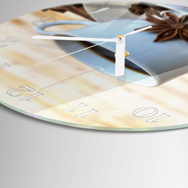 Horloge ronde Café