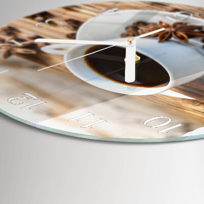 Horloge ronde Café