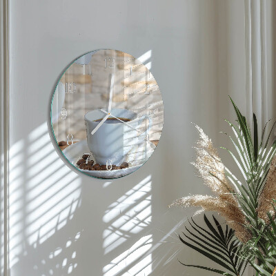 Horloge ronde Café