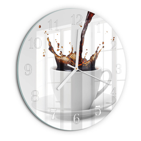Horloge ronde Café