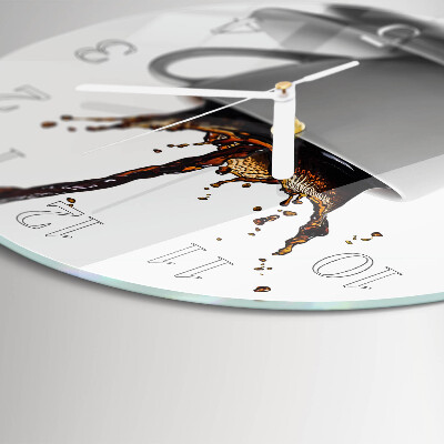 Horloge ronde Café