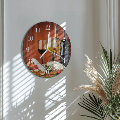 Horloge ronde Vin