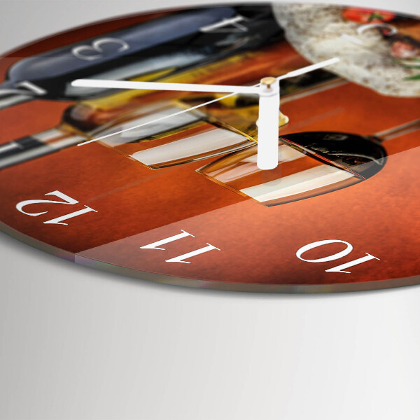 Horloge ronde Vin