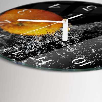 Horloge ronde Orange