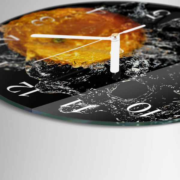 Horloge ronde Orange