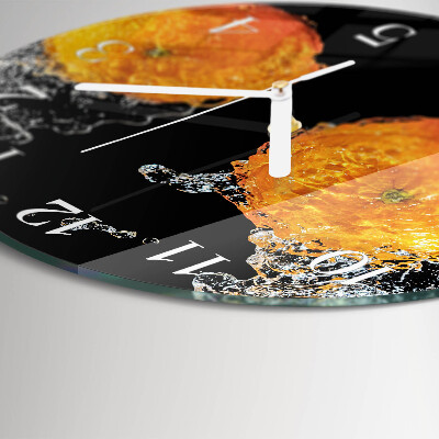 Horloge ronde Oranges