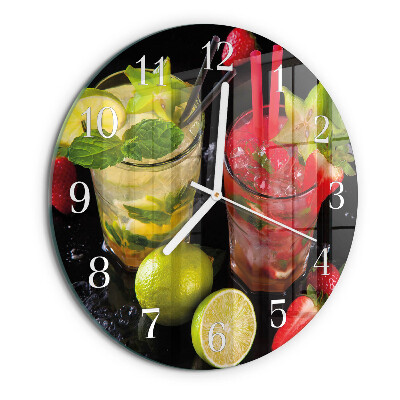 Horloge ronde Cocktail