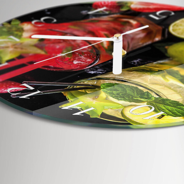 Horloge ronde Cocktail