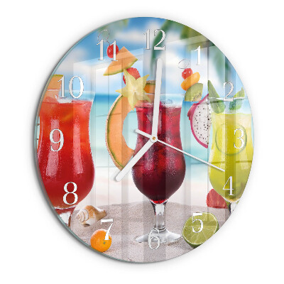 Horloge ronde Cocktail