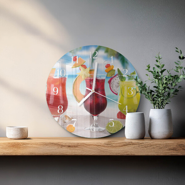 Horloge ronde Cocktail