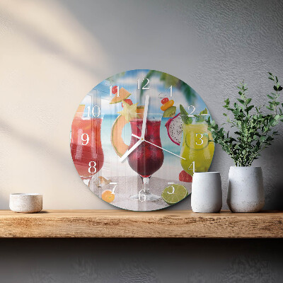 Horloge ronde Cocktail
