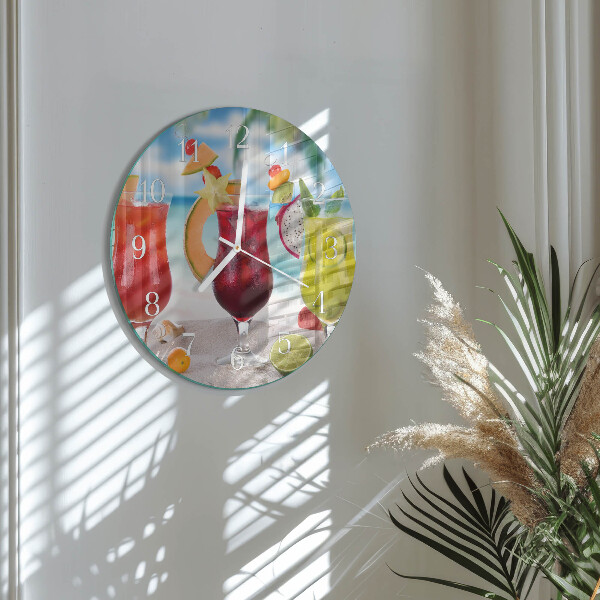 Horloge ronde Cocktail