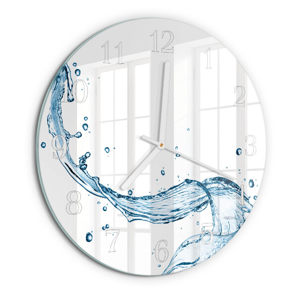 Horloge ronde Eau