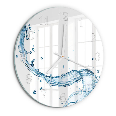 Horloge ronde Eau