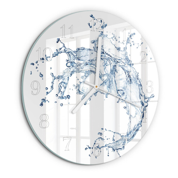 Horloge ronde Eau