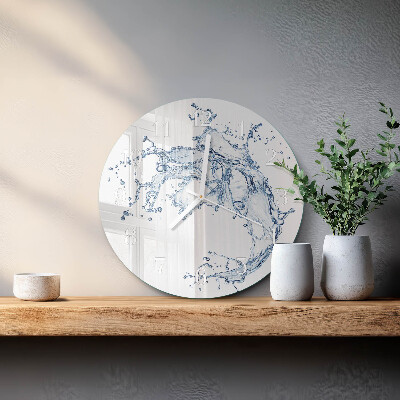 Horloge ronde Eau