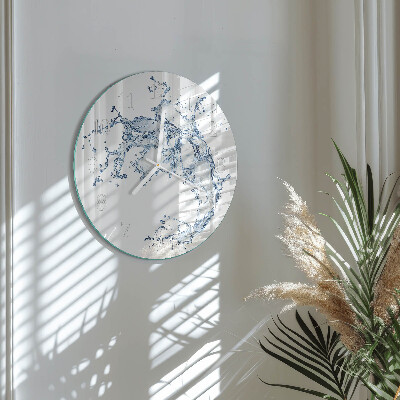 Horloge ronde Eau
