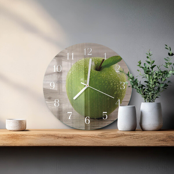 Horloge ronde Pommes