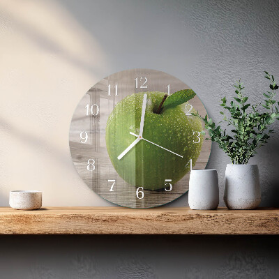 Horloge ronde Pommes