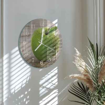 Horloge ronde Pommes