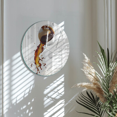 Horloge ronde Café