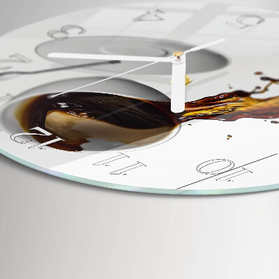 Horloge ronde Café