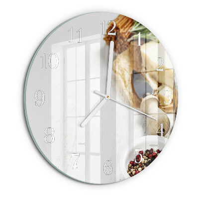 Horloge ronde Pâtes
