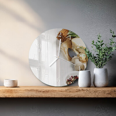 Horloge ronde Pâtes