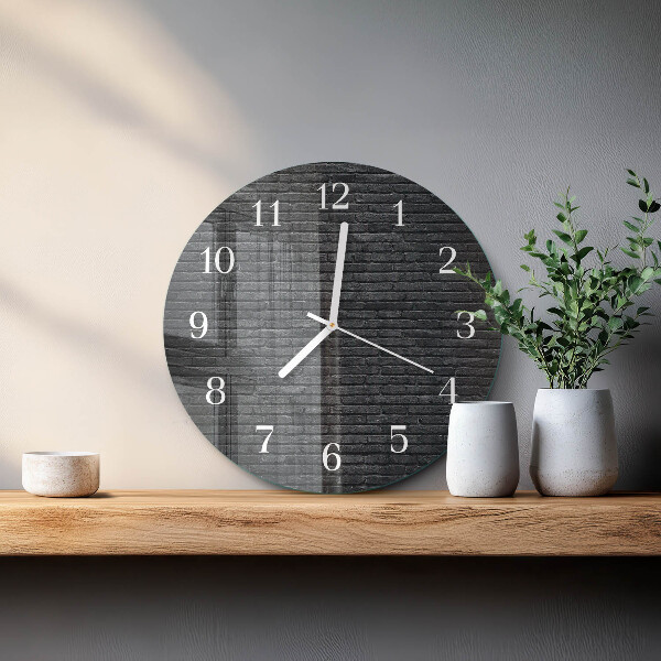 Horloge ronde Mâchefer
