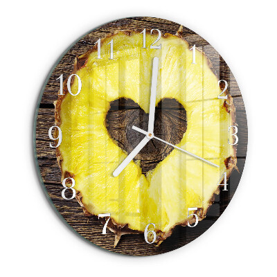 Horloge ronde Ananas