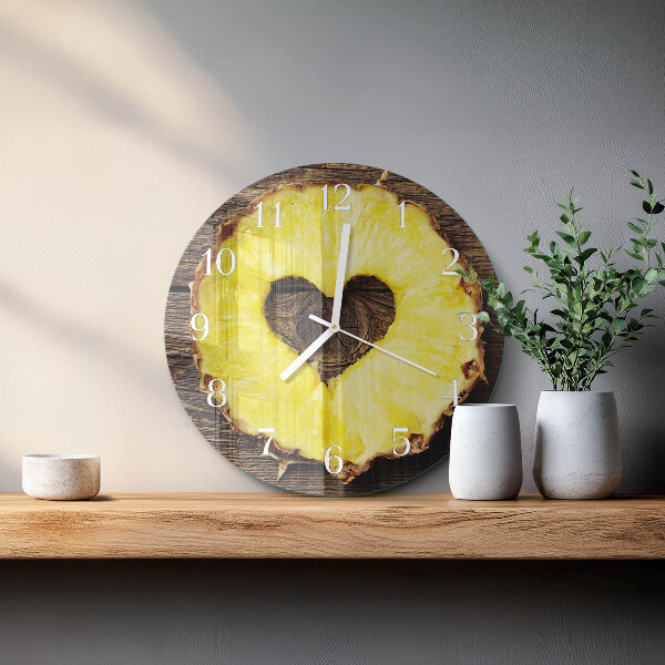 Horloge ronde Ananas