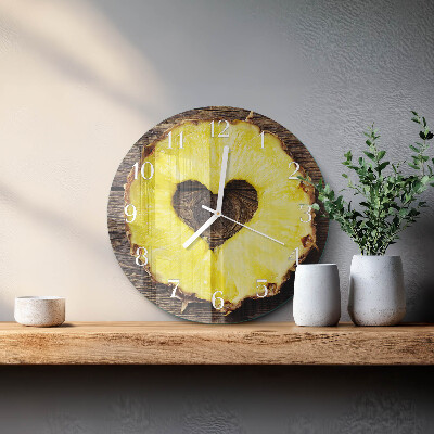 Horloge ronde Ananas