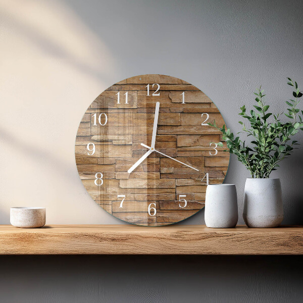 Horloge ronde Mâchefer