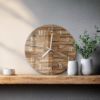 Horloge ronde Mâchefer