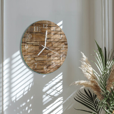 Horloge ronde Mâchefer