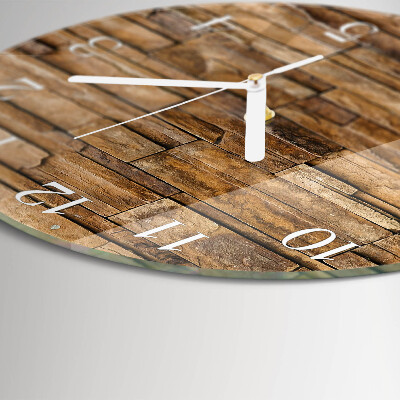 Horloge ronde Mâchefer
