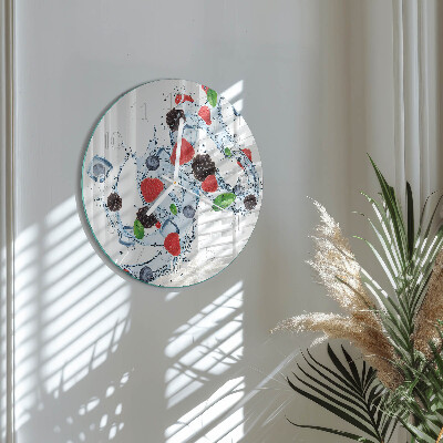 Horloge ronde Crème glacée aux fruits
