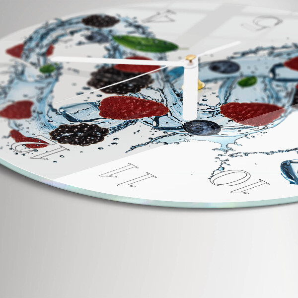 Horloge ronde Crème glacée aux fruits
