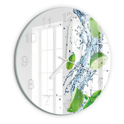 Horloge ronde Menthe