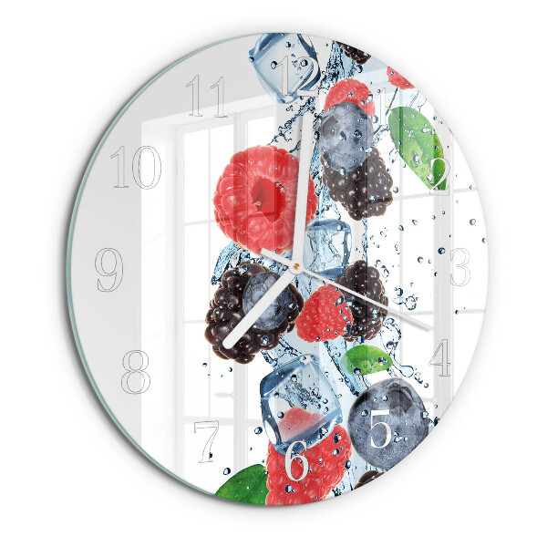 Horloge ronde Crème glacée aux fruits