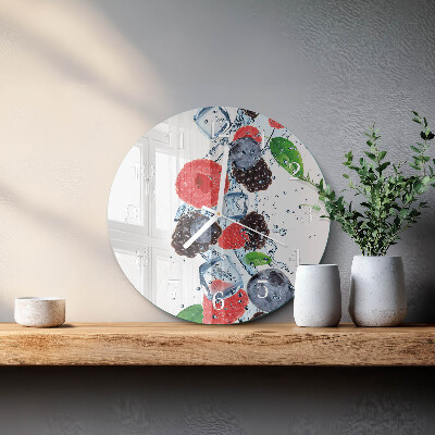 Horloge ronde Crème glacée aux fruits