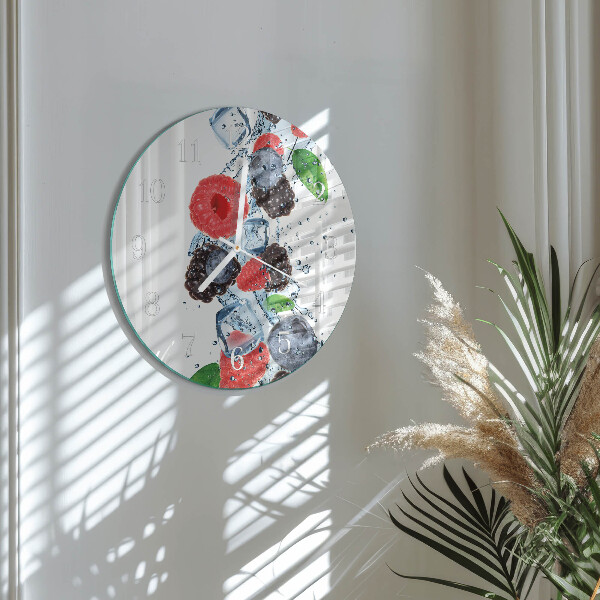 Horloge ronde Crème glacée aux fruits