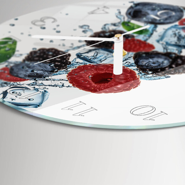 Horloge ronde Crème glacée aux fruits