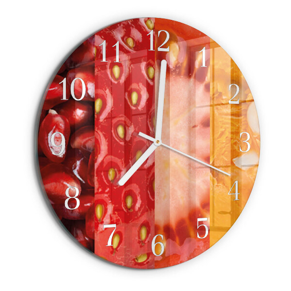 Horloge ronde Fruit