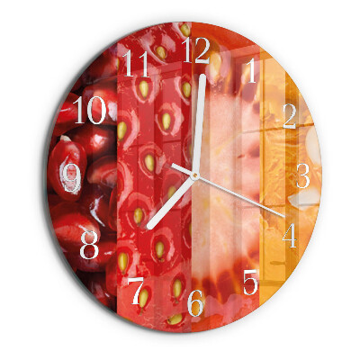 Horloge ronde Fruit